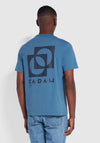 Farah Heads Organic Graphic T-Shirt, Saxe