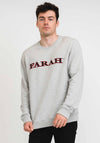 Farah Palm Organic Crew Neck Sweater, Grey Marl