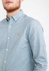 Farah Steen Slim Long Sleeve Shirt, Stellar