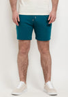 Farah Durrington Organic Cotton Jersey Shorts, Oil Blue