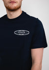 Farah Tunnel Short Sleeve Graphics T-Shirt, True Navy