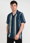 Farah Laredo Stripe Short Sleeve Shirt, Yale