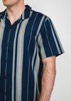Farah Laredo Stripe Short Sleeve Shirt, Yale