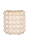 Fern Cottage Large Bubble Planter, White