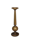 Fern Cottage Large Candle Holder, Gold