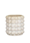 Fern Cottage Small Bubble Planter, White