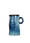 Fern Cottage Ribbed Donard Jug, Blue