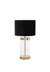 Fern Cottage Glass Table Lamp, Gold