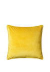 Scatter Box Bellini Velour Soft 45x45cm Cushion, Yellow