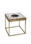 Fern Cottage Distressed Square Clock Table