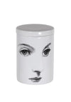 Fern Cottage Portrait Storage Jar, White