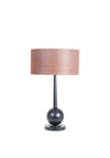 Fern Cottage Circle Shaped Table Lamp, Black