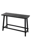 Fern Cottage Large Terrace Console Table, Black