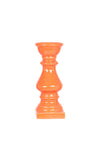 Fern Cottage Ceramic Large Candle Holder, Orange