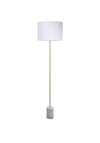 Fern Cottage Interiors Marble Base Floor Lamp, White