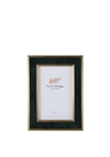 Fern Cottage Green Velvet Gold 4 x 6” Photo Frame