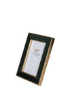 Fern Cottage Green Velvet Gold 4 x 6” Photo Frame