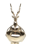 Fern Cottage Interiors Large Decorative Reindeer with Bowl, Silver