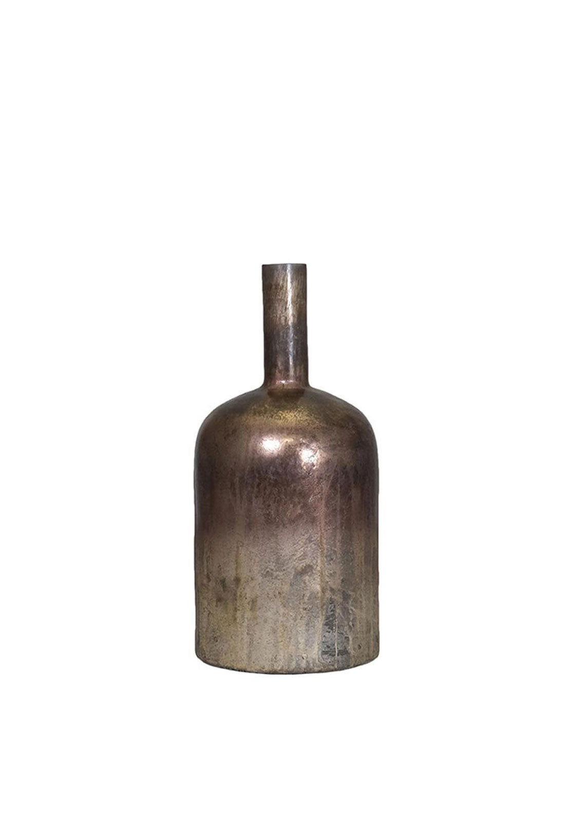 Fern Cottage Interiors Floor Standing Copper Glass Vase, Copper