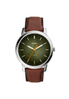 The Minimalist Three-Hand Luggage Eco Leather Watch