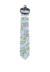 Fletchers Gallery Botanical Floral Tie & Pocket Square Set, Green