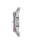 Fossil Men’s Stainless Steel Link Bracelet Watch, Silver