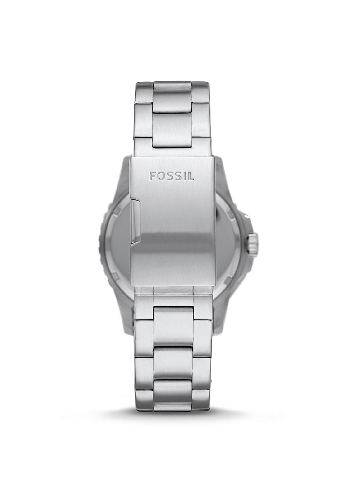 Fossil Men’s Stainless Steel Link Bracelet Watch, Silver
