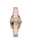 Fossil Scarlette Mini Three-Hand Stainless Steel Watch, Rose Gold