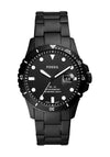 Fossil Silicone FB-01 Watch, Black