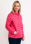 Frandsen Quilted Short Jacket, Hot Pink