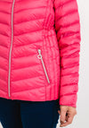Frandsen Quilted Short Jacket, Hot Pink
