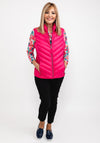 Frandsen Short Quilted Gilet, Fuchsia