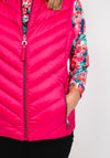 Frandsen Short Quilted Gilet, Fuchsia