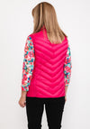 Frandsen Short Quilted Gilet, Fuchsia