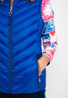 Frandsen Short Quilted Gilet, Royal Blue