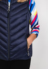 Frandsen Short Quilted Gilet, Navy