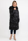 Frandsen Faux Fur Hood Puffer Coat, Black