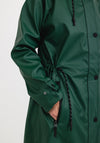 Frandsen Water Resistant Extra Long Raincoat, Pine Green