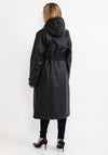 Frandsen Water Resistant Extra Long Raincoat, Black