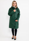 Frandsen Water Resistant Long Raincoat, Pine Green
