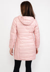 Frandsen Long Quilted Coat, Light Pink