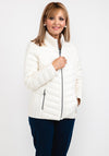 Frandsen Duck Down Short Quilted Jacket, Cream