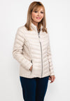 Frandsen Duck Down Short Quilted Jacket, Stone