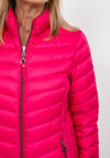 Frandsen Duck Down Short Quilted Jacket, Fuchsia