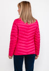 Frandsen Duck Down Short Quilted Jacket, Fuchsia