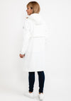 Frandsen Water Resistant Long Raincoat, White