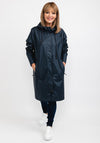 Frandsen Water Resistant Long Raincoat, Ink