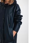 Frandsen Water Resistant Long Raincoat, Ink