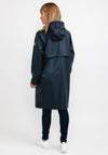 Frandsen Water Resistant Long Raincoat, Ink