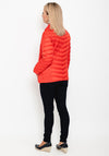 Frandsen Duck Down Quilted Short Jacket, Red